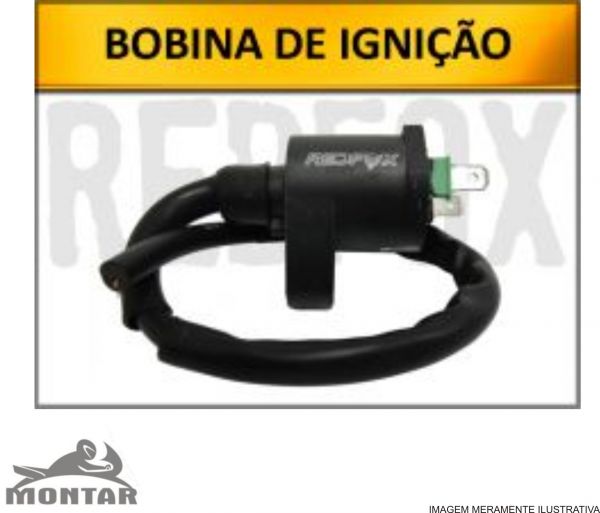 BOBINA IGNICAO CG 125 00/01  REDFOX